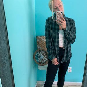 Green and Blue Flannel